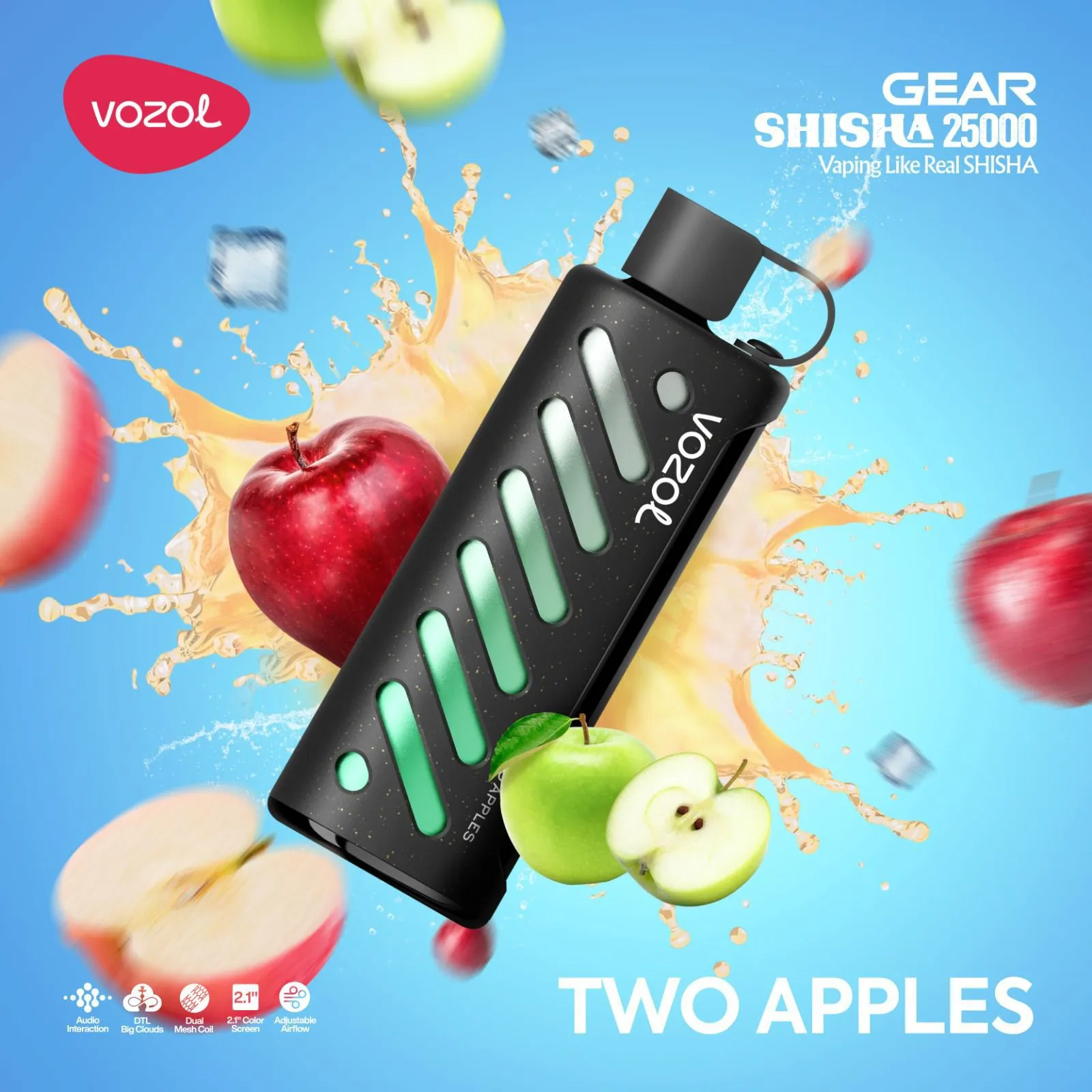 Vozol Gear 25000 Two Apples