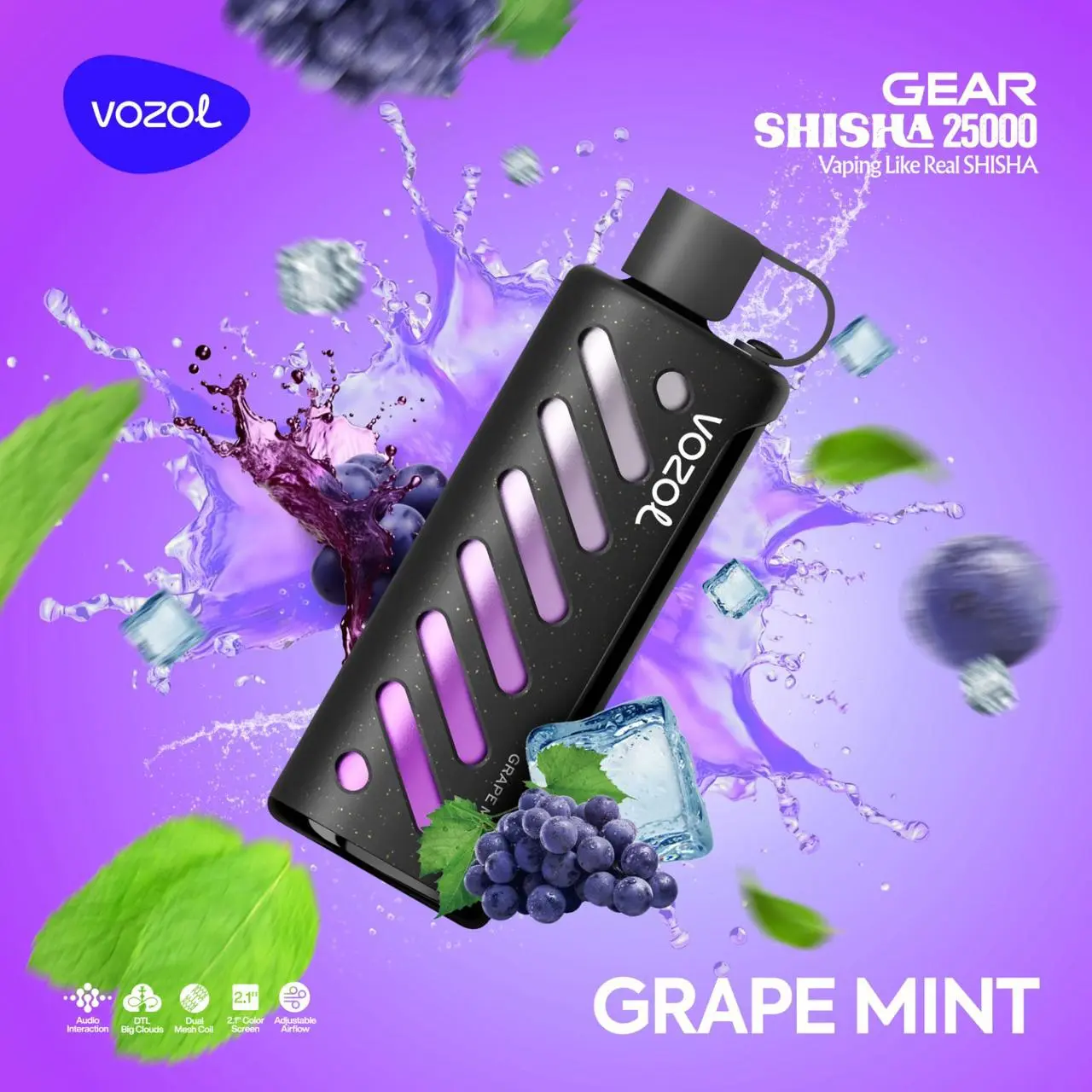 Vozol Gear 25000 Grape Mint