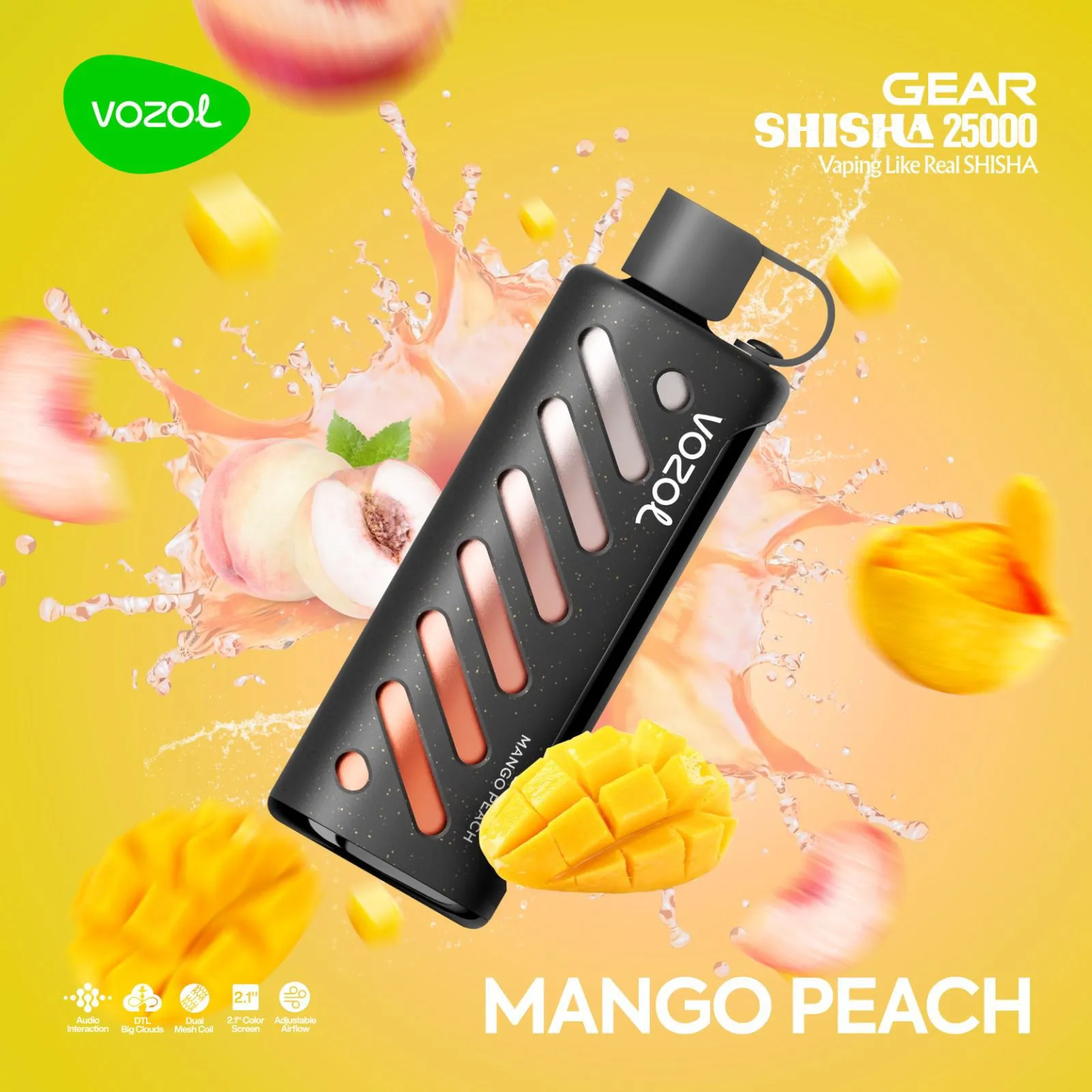 Vozol Gear 25000 Mango Peach