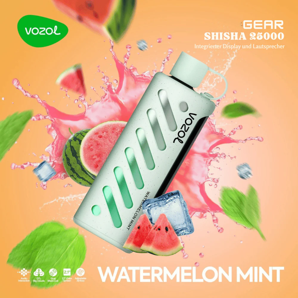 Vozol Gear 25000 Watermelon Mint