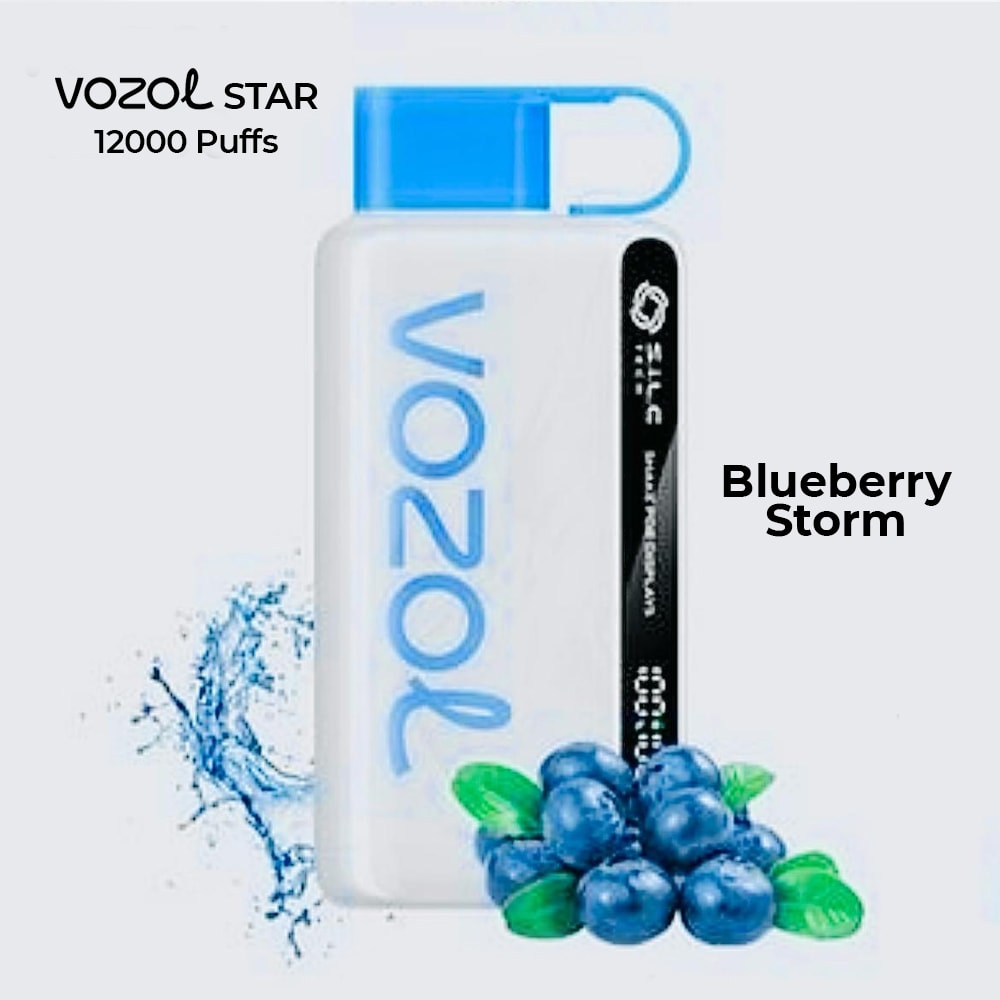 Blueberry Storm 12000 Vozol Star (Yaban Mersini Aroması)