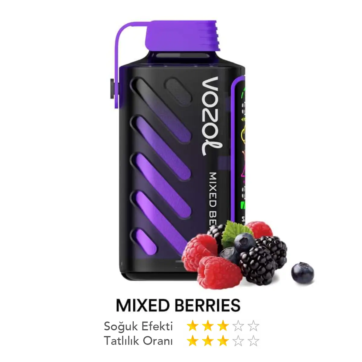 Vozol Gear Power 20000 Puff Bar,Led Göstergeli Vape
