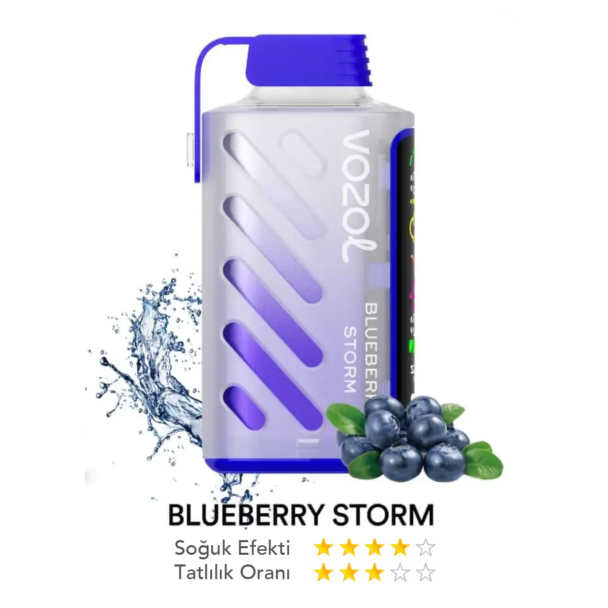 Vozol Gear Power 20000 Puff Bar,Portatif Boyutlu Vape