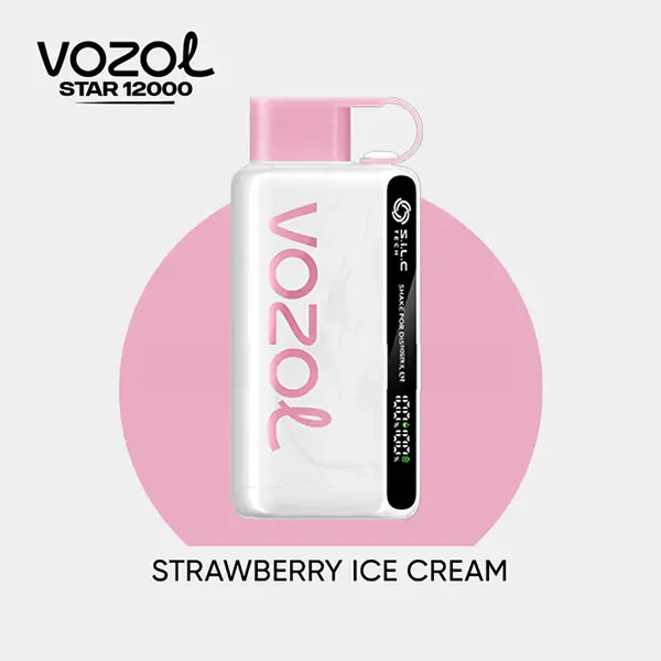 Vozol Star 12000 Puff Bar,Dondurma Aromalı Vape
